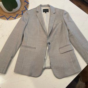 Banana Republic Light Gray Women's Blazer